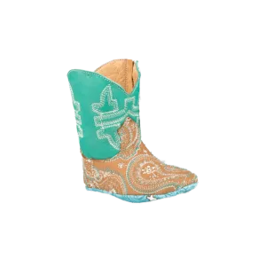 Ariat Kid's Lil Paisley Cow Over The Moo Boots