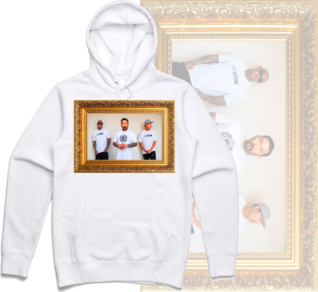 Art Society x Retro Kings SQUAD HOODIE WHITE