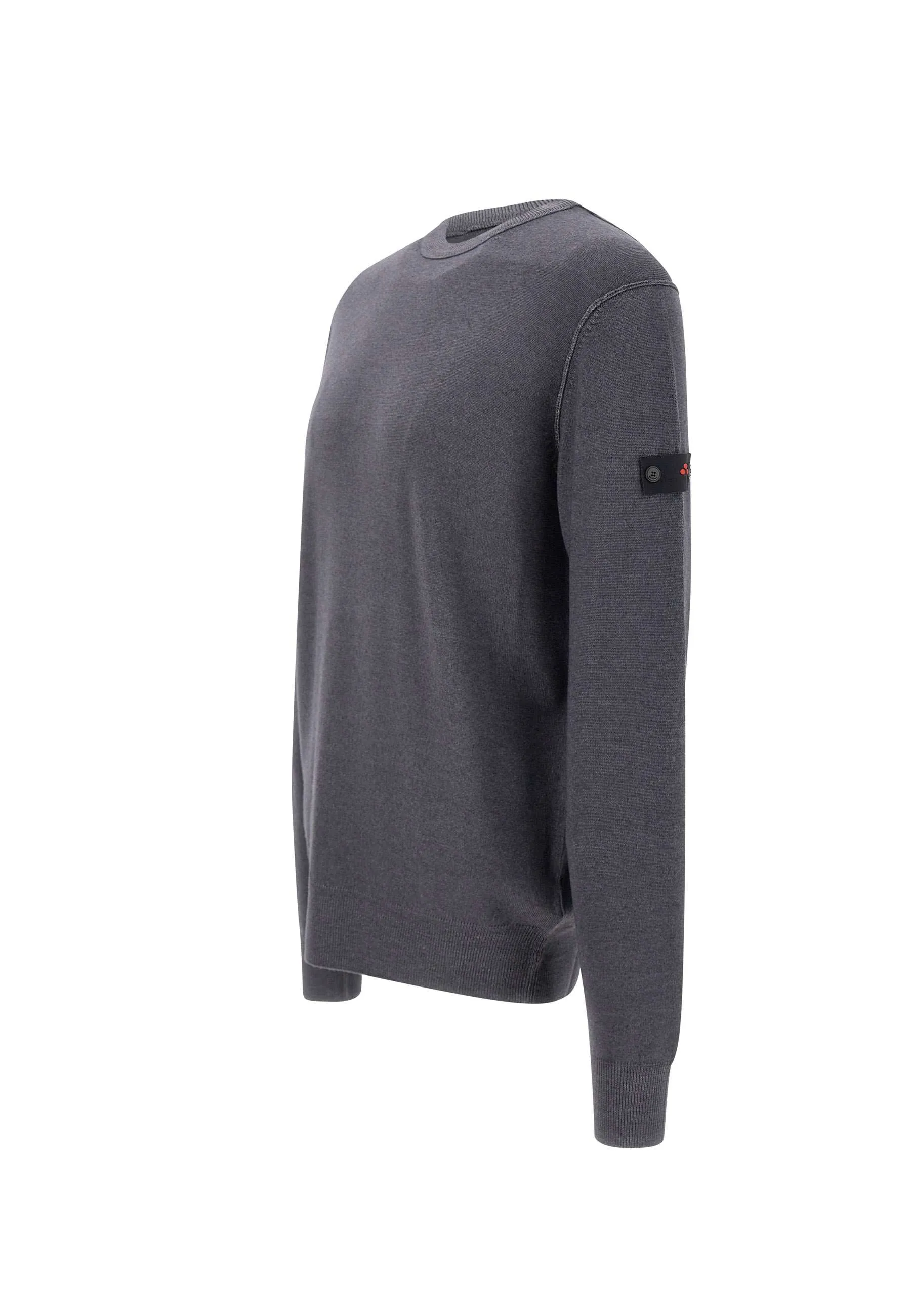 Badra Men's Wool Sweater in Grey