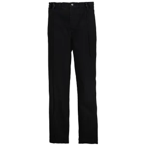 Big Tuck Denim Trouser