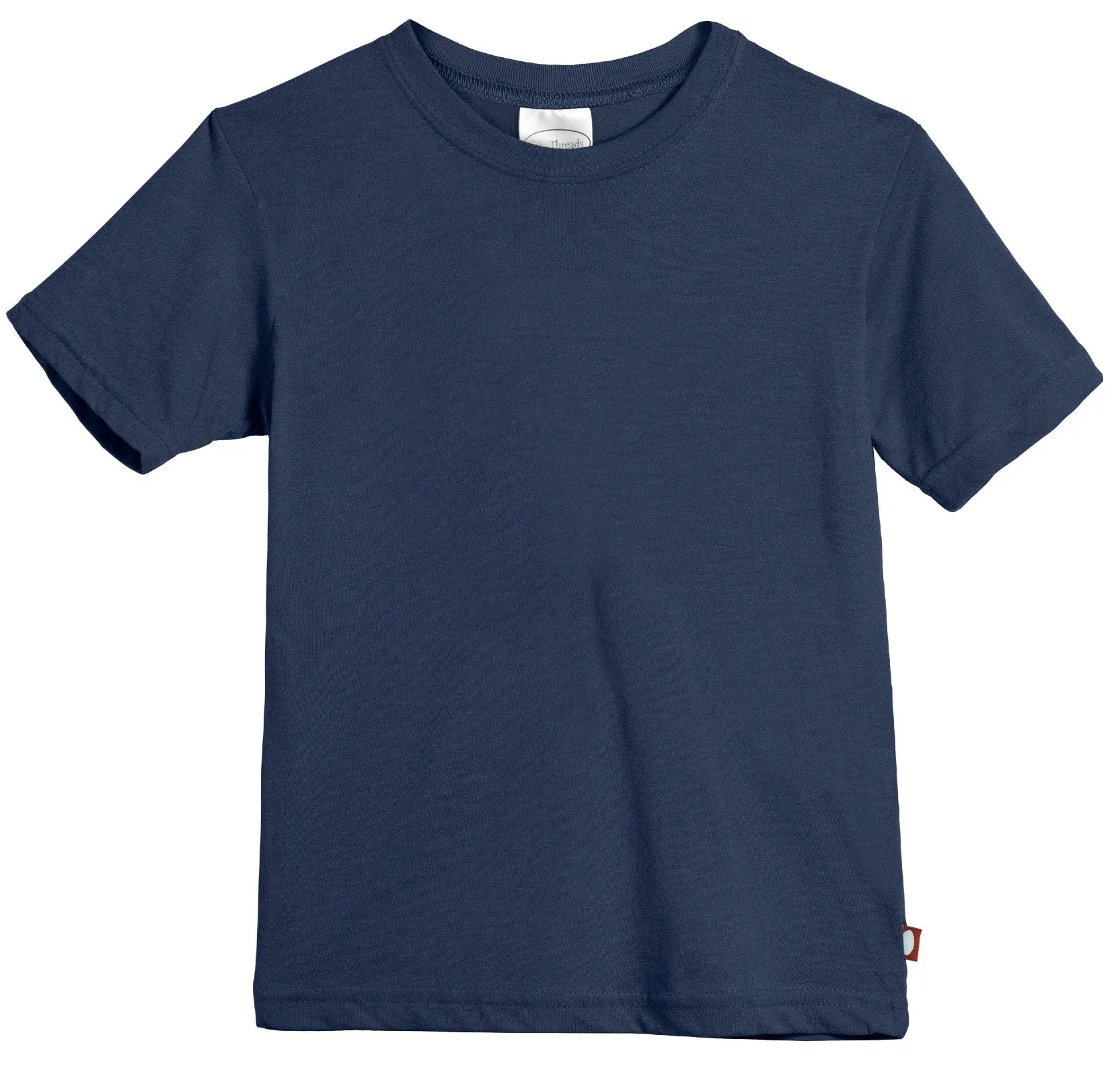 Boys Soft Cotton Jersey Short Sleeve Crew Tee | Midnight