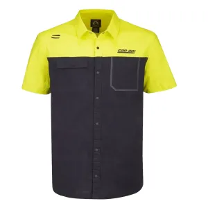 Can-Am Pit Shirt Button-Up Sunburst Yellow