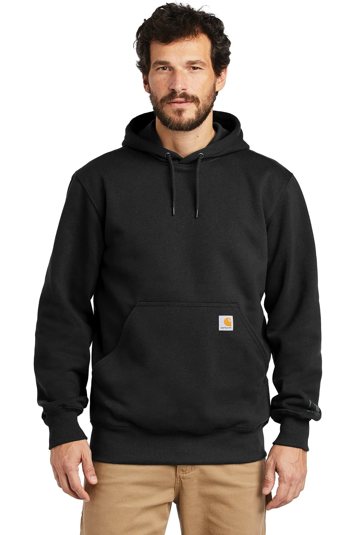 Carhartt Rain Defender Paxton Customized Hoodies, Black