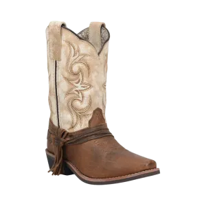 Dan Post Kid's Myra Leather Brown/Bone Boots