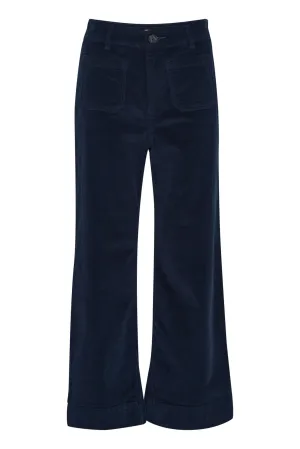 Dasik Pocket Casual Trousers - Navy Blazer