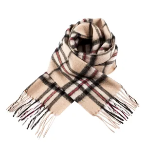 Edinburgh 100% Lambswool Scarf  Thomson Light Beige