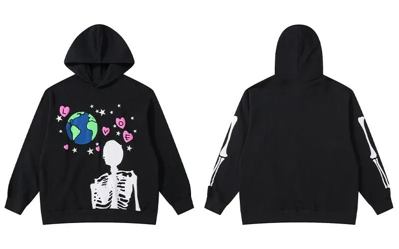 Glorious Skeleton Cosmos Hoodie