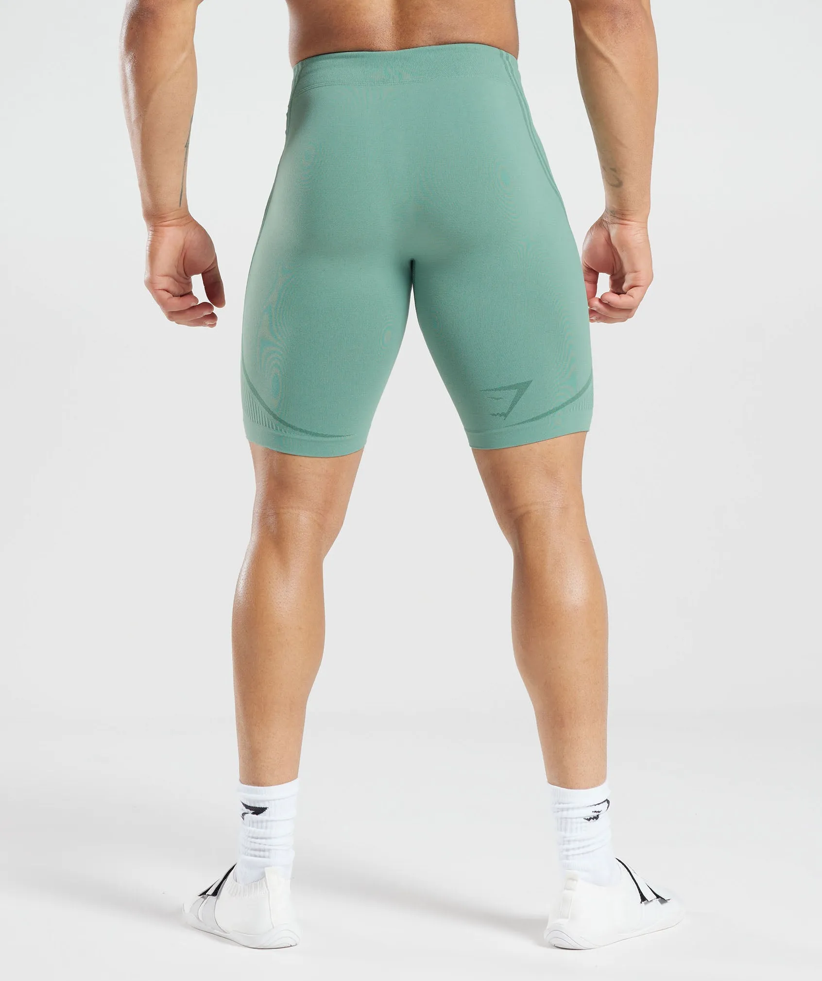 Gymshark 315 Seamless Shorts - Ink Teal/Jewel Green