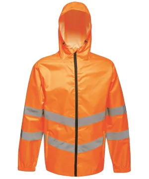 High-vis pro pack-away jacket | Orange