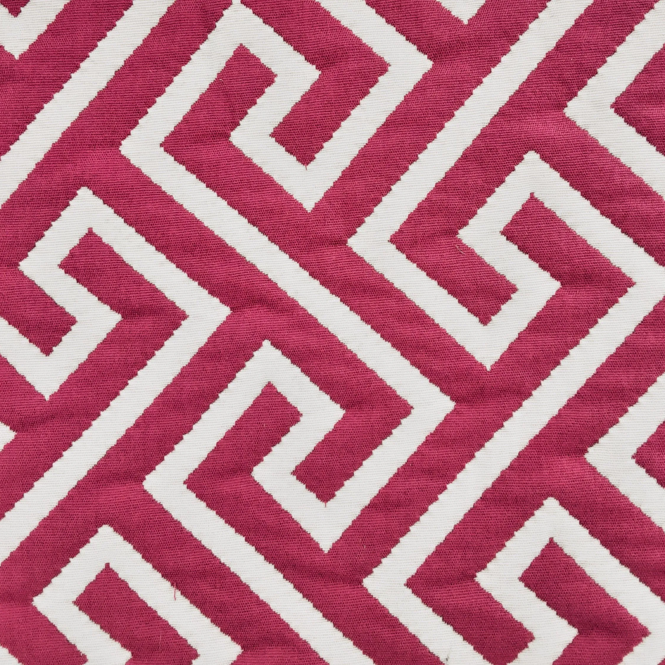 Hot Pink | Reversible Maze Upholstery By Caroline - SKU 7230B #S908/909