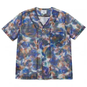 Huf Women's Tie Dye S/S Mesh Top - Blue