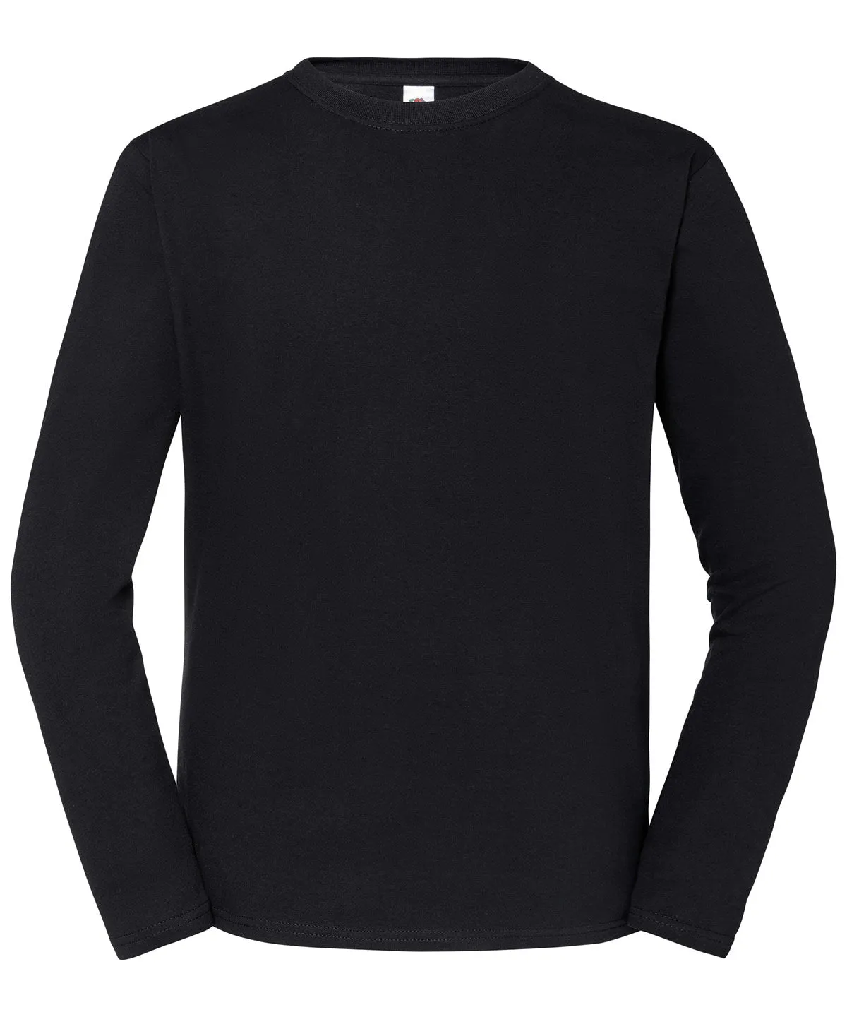 Iconic 195 ringspun premium long sleeve T | Black