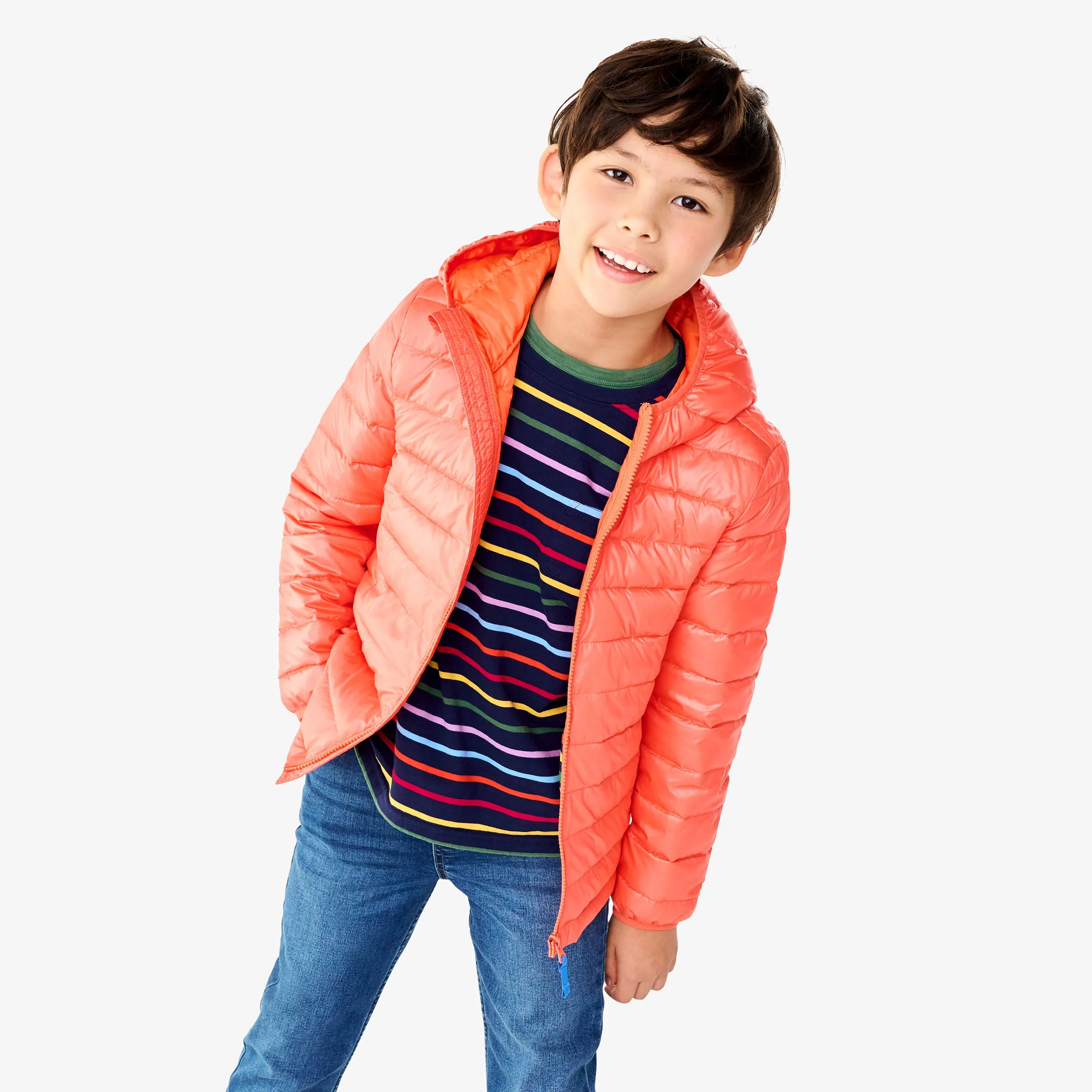 Kids lightweight puffer jacket