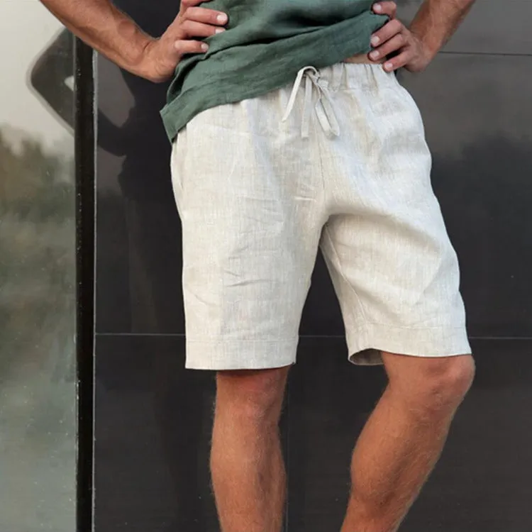 Linen Comfortable Loose Casual Shorts