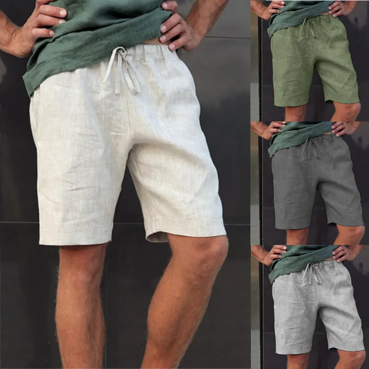 Linen Comfortable Loose Casual Shorts