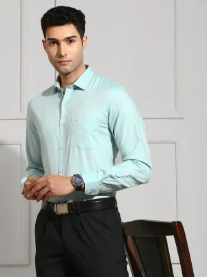 Men 100% Cotton Shirt Blue CL2 GT35