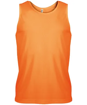 Mens sports vest | Orange