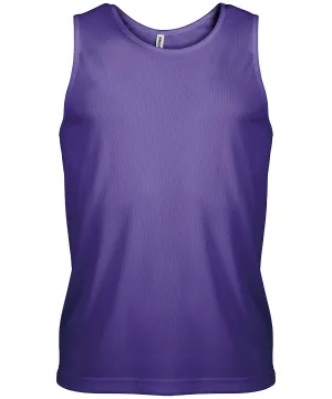 Mens sports vest | Violet