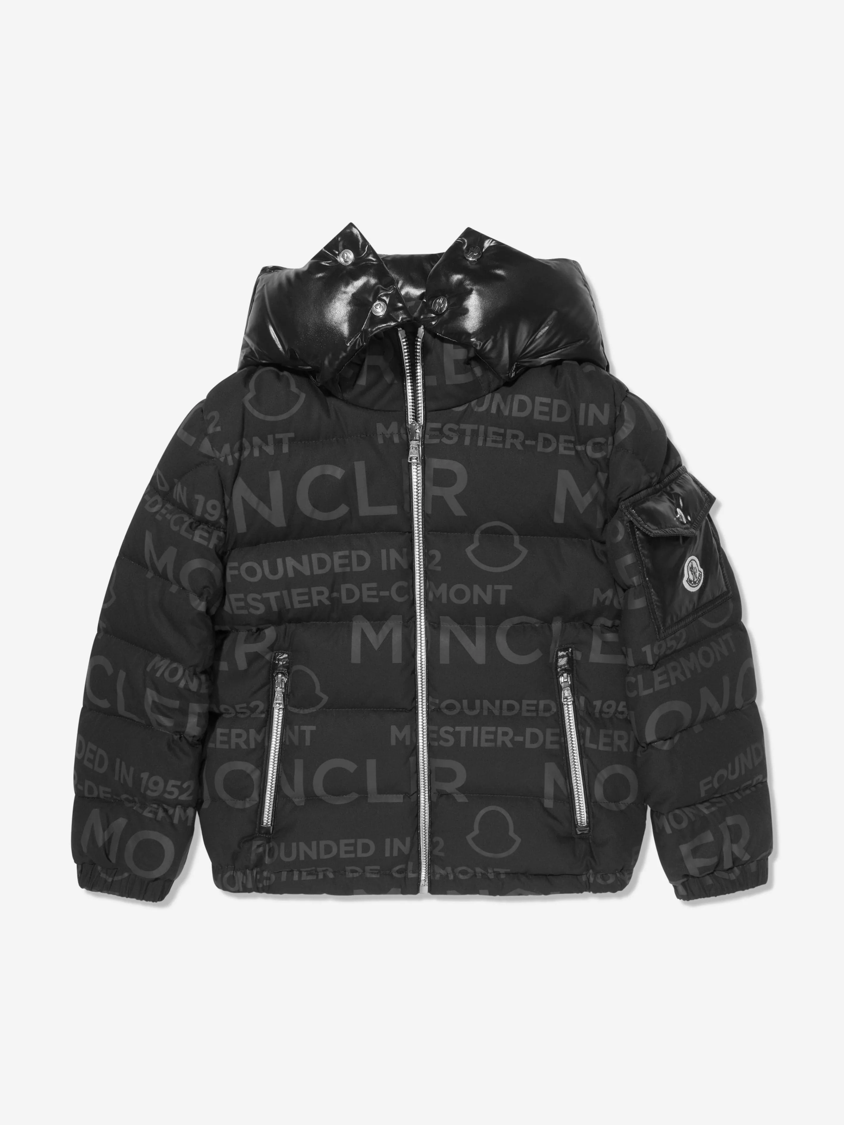 Moncler Enfant Boys Down Padded Orans Logo Jacket