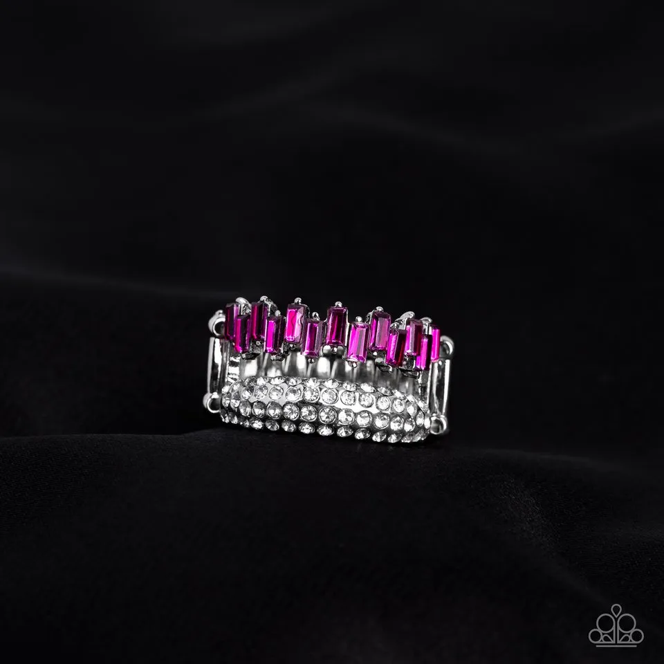 Paparazzi Ring ~ Hold Your CROWN High - Pink