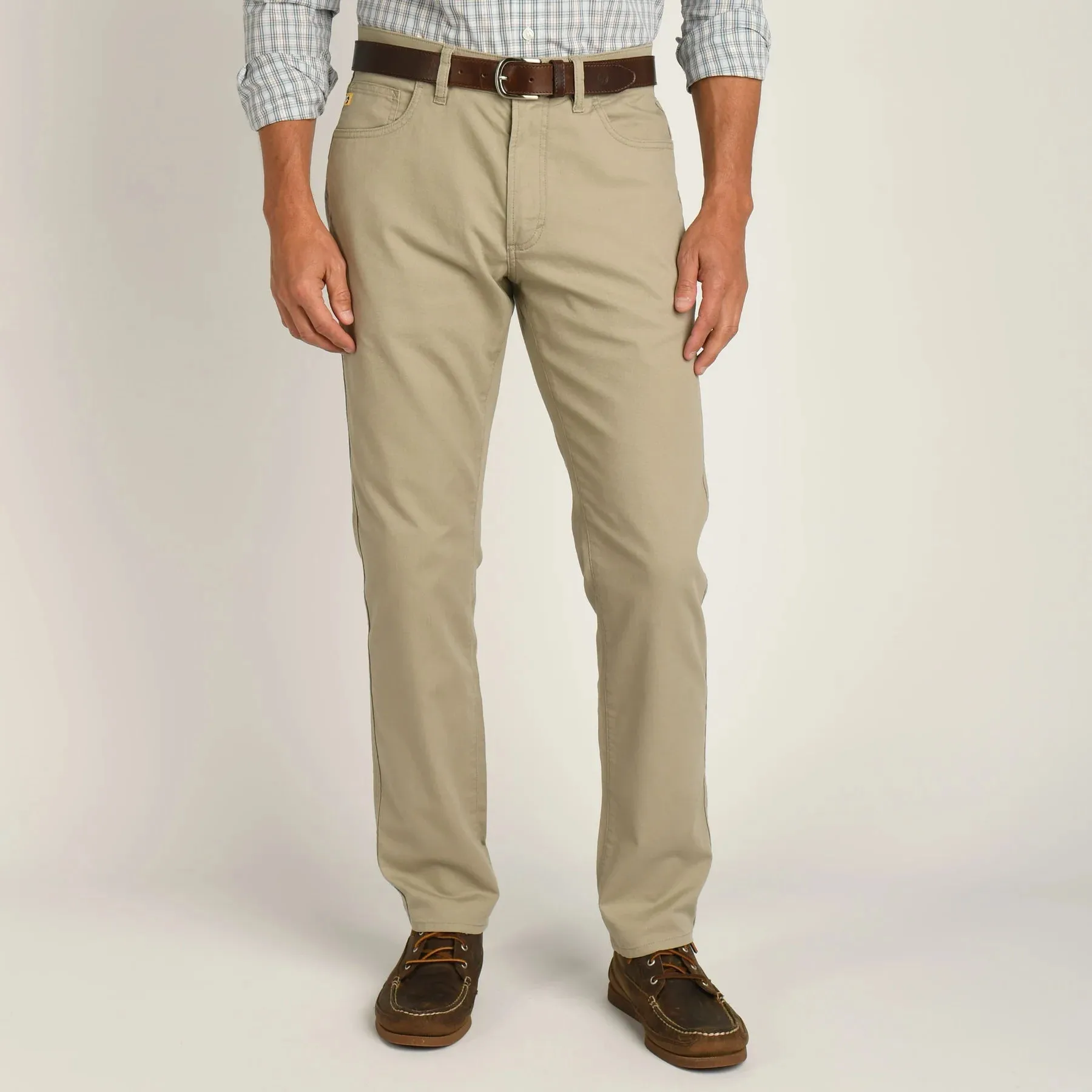 Pinpoint Canvas 5-Pocket Pant (Khaki)