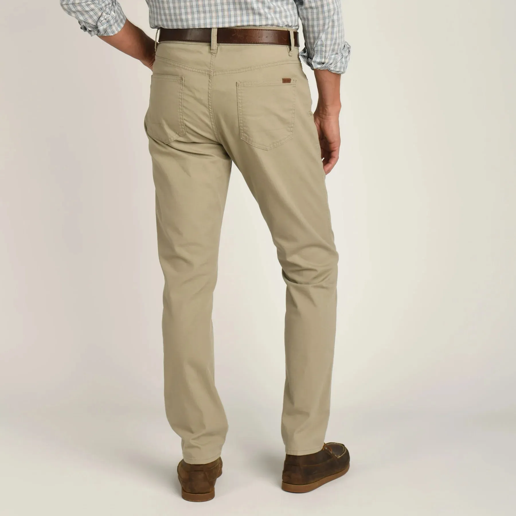 Pinpoint Canvas 5-Pocket Pant (Khaki)