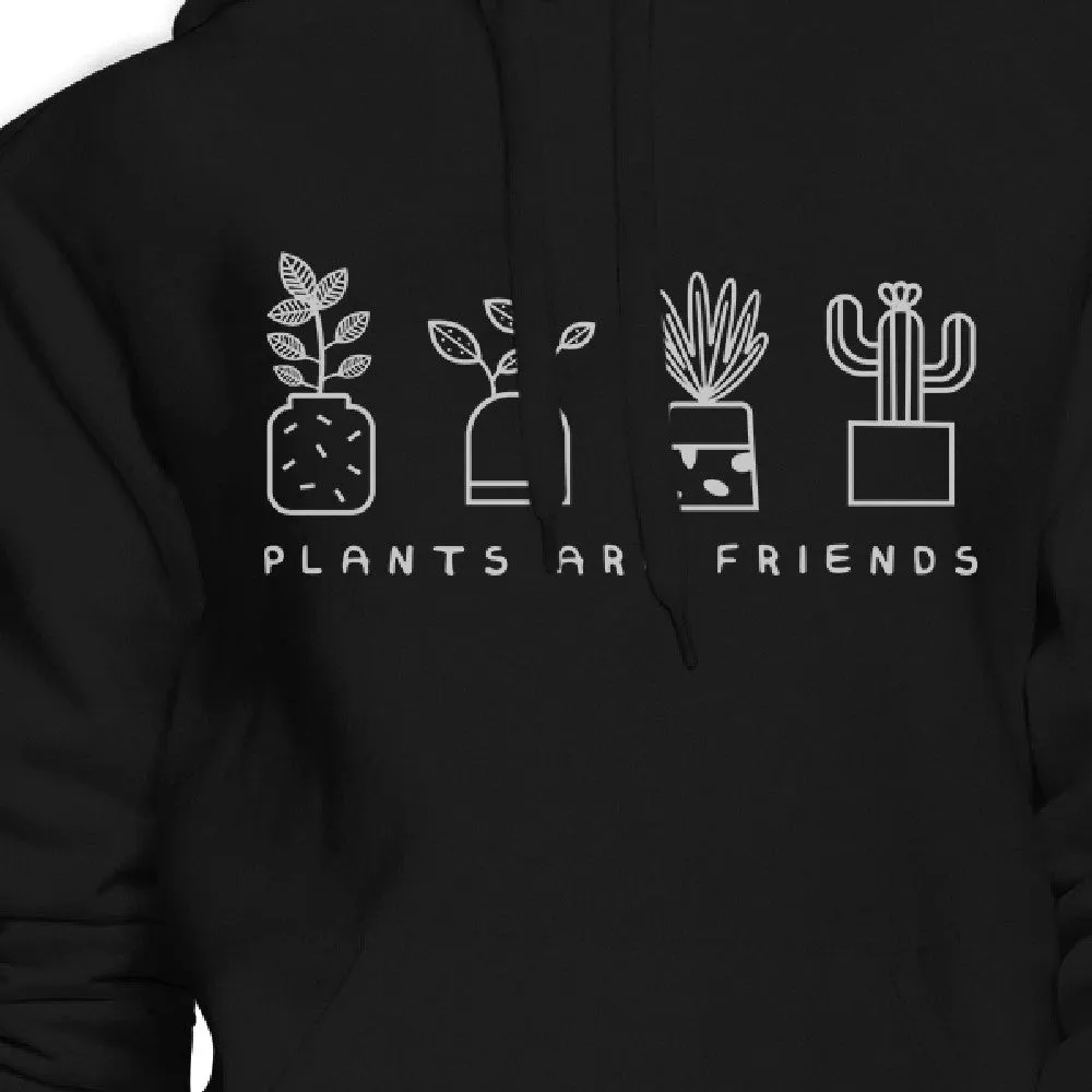 Plants Are Friends Adorable Design Graphic Hoodie For Plant Lovers