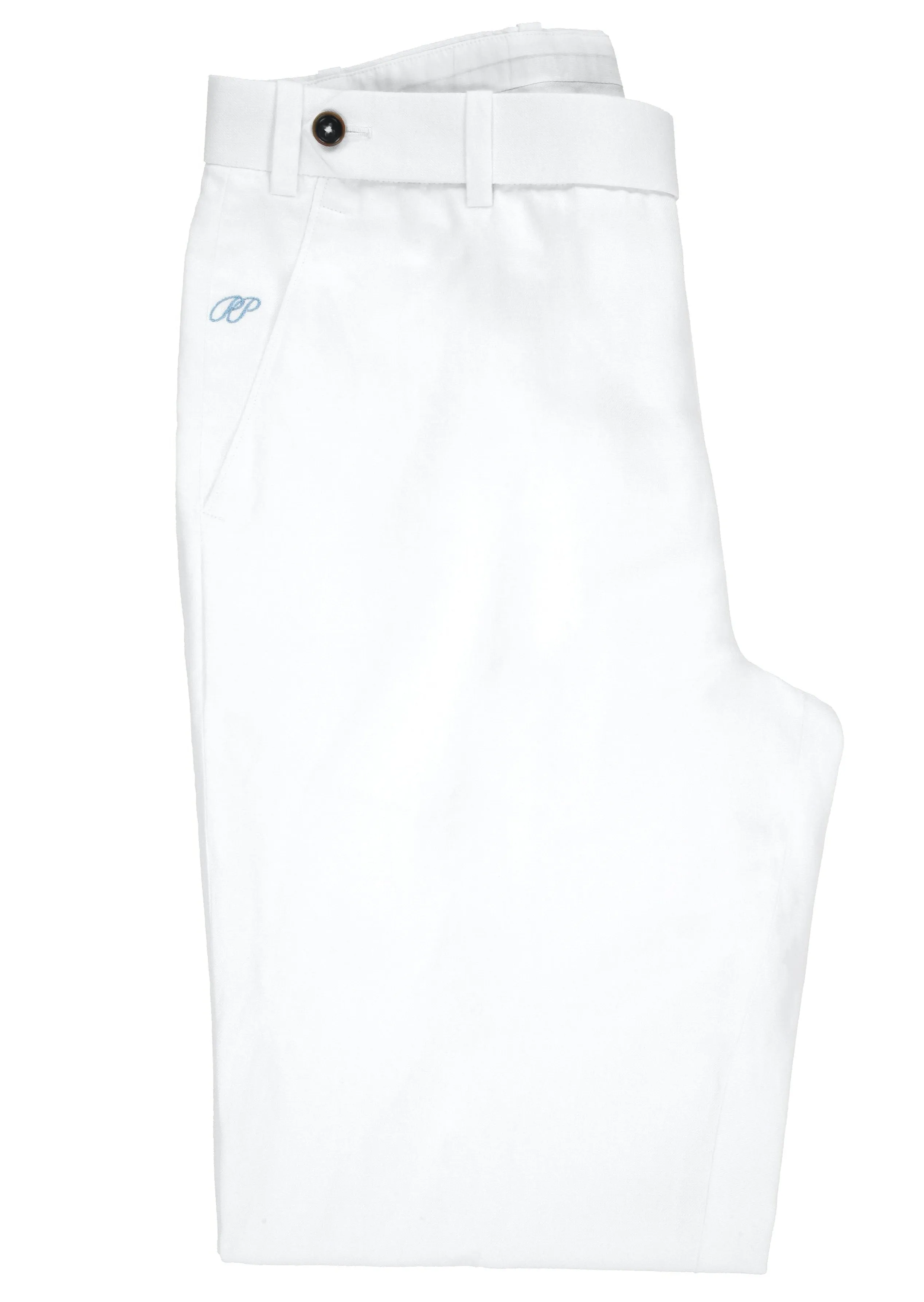 PP Trousers 100% Linen White