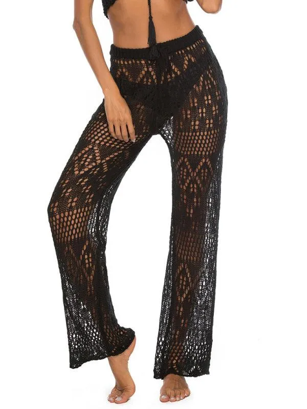 Sexy Hollow Knitted Beach Pants