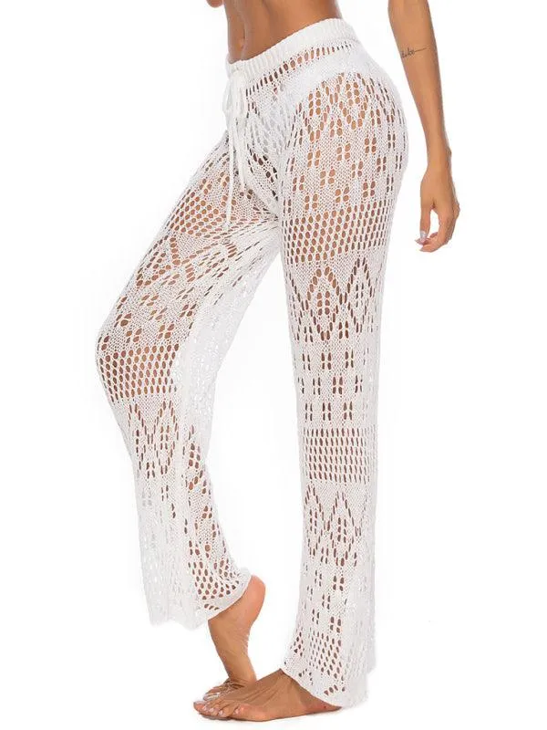 Sexy Hollow Knitted Beach Pants