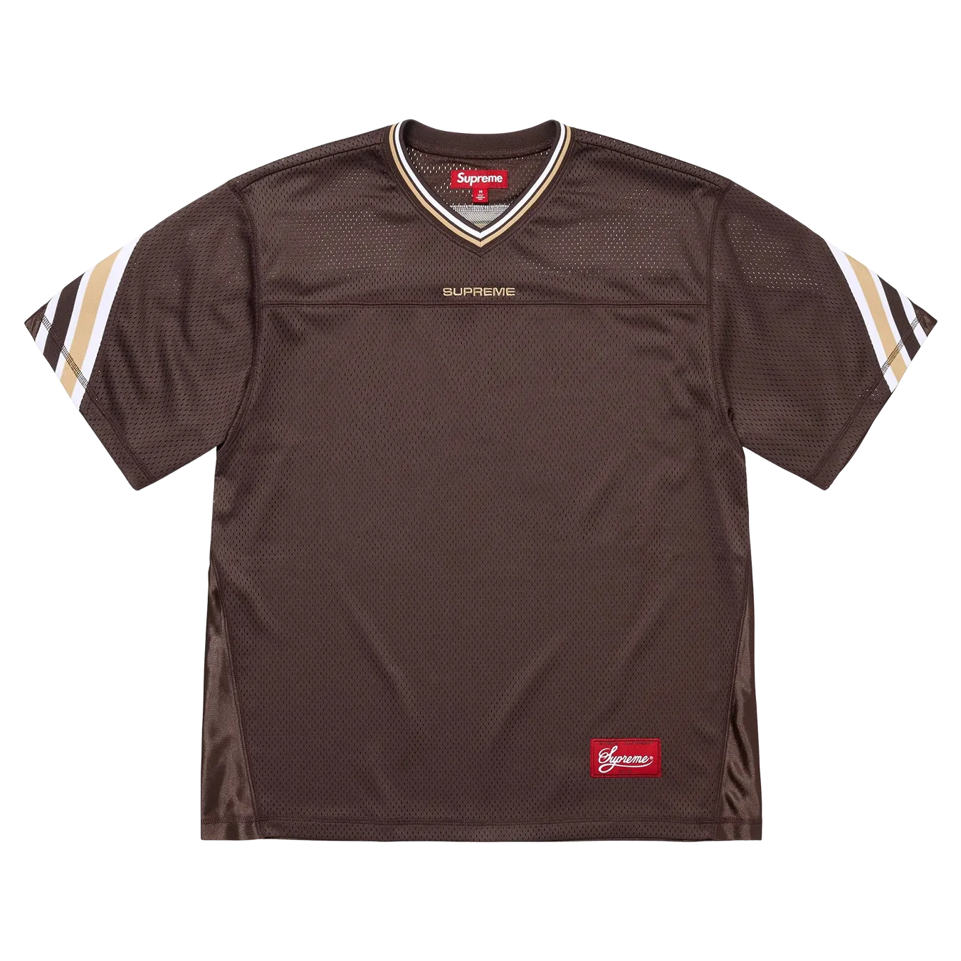 Supreme Jacquard Rib Football Jersey 'Brown'