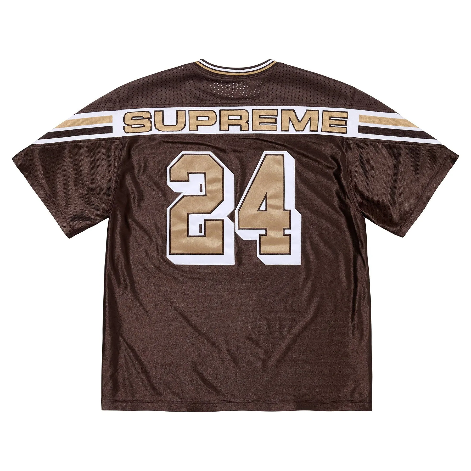 Supreme Jacquard Rib Football Jersey 'Brown'