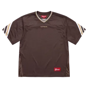 Supreme Jacquard Rib Football Jersey 'Brown'