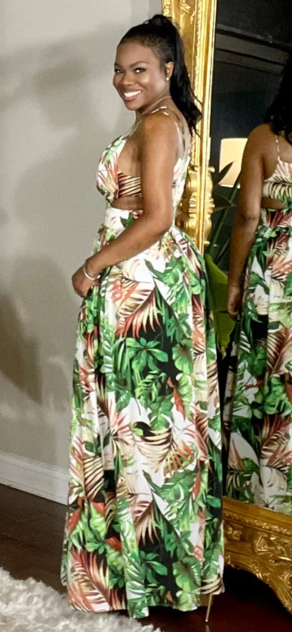 Tropical Maxi Dress