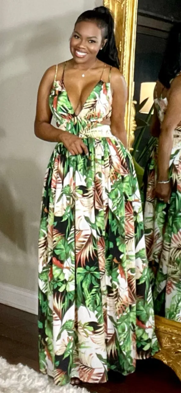 Tropical Maxi Dress