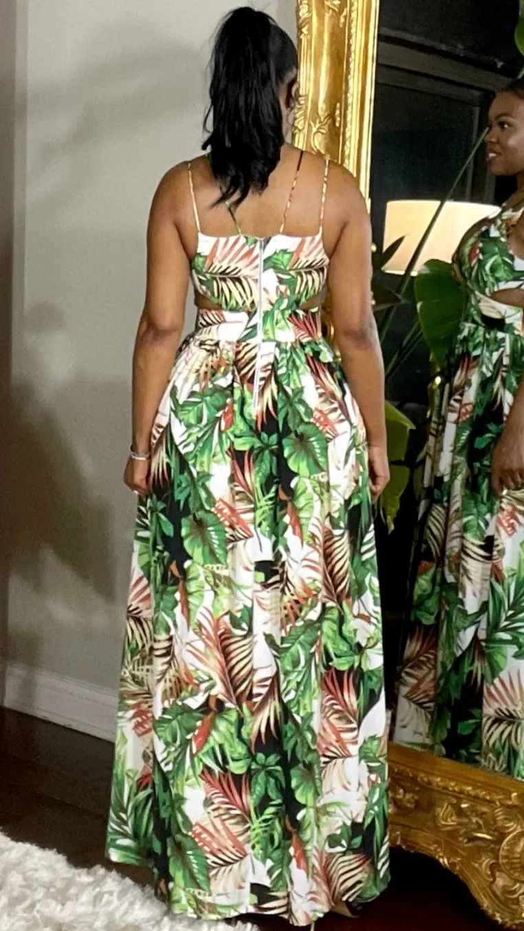 Tropical Maxi Dress