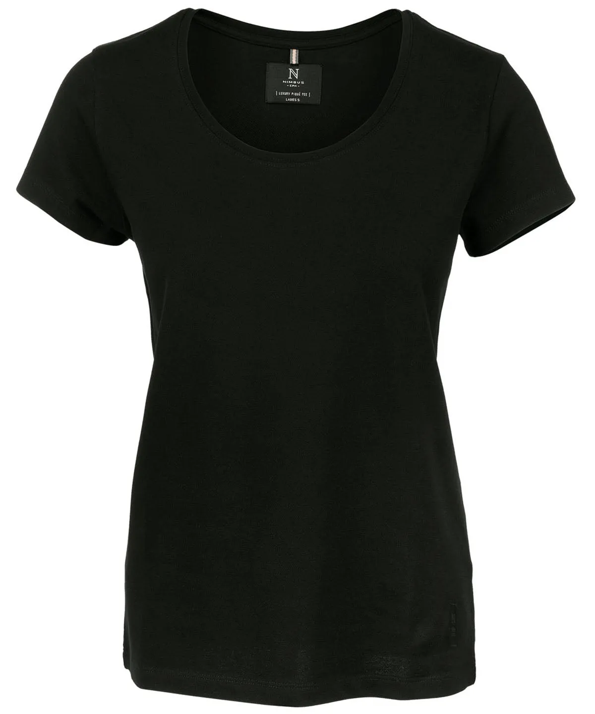 Womens Danbury  the piqu tee | Black