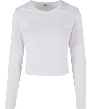 Womens short long sleeve | White